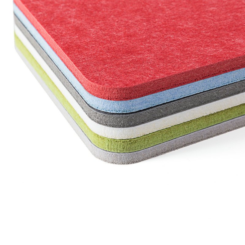 Customized Flat Polyester Fiber Sound Proof Acoustic Panel Acoustic Board For Studio
