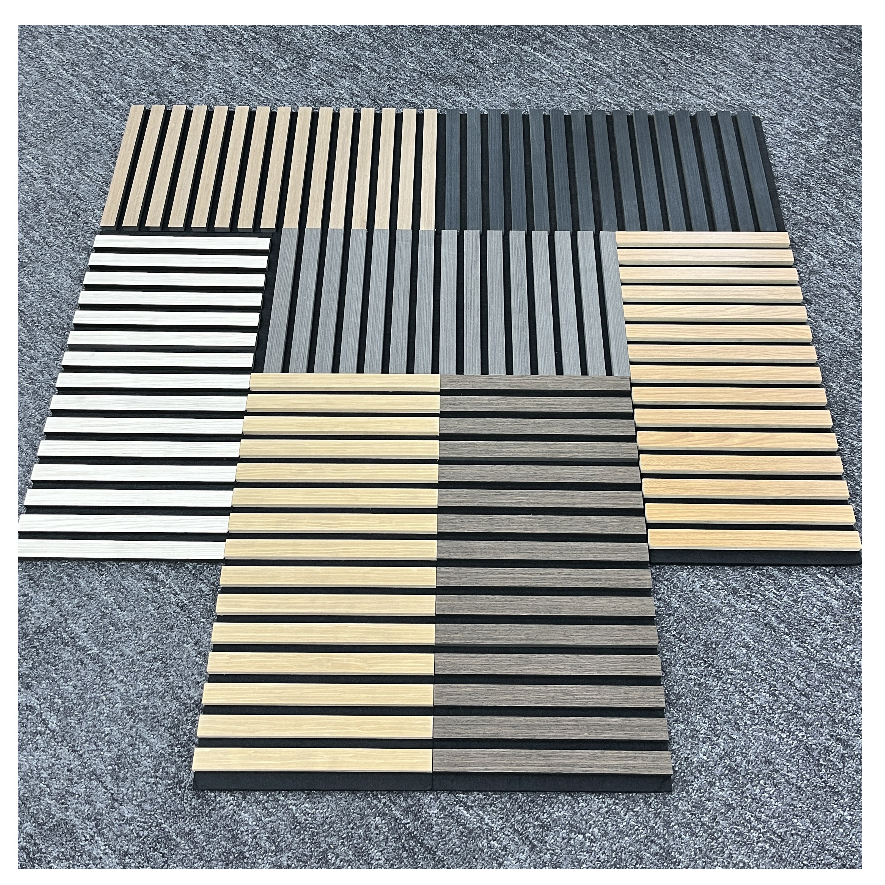 Modern Design Curved Acoustic Wall Panels-Flexible MDF for Soundproofing in Apartments