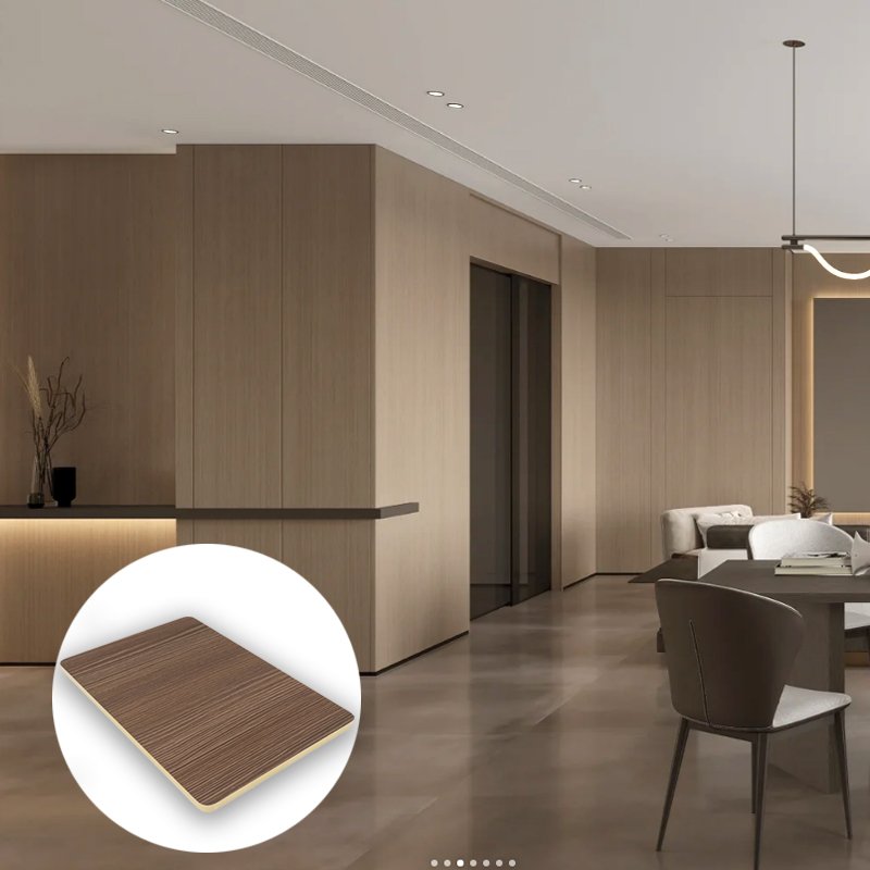 Factory Supply Interior Bamboo Charcoal Fiber Wood Veneer Board Decorative Wall Panel Bamboo Charcoal Wood Veneer