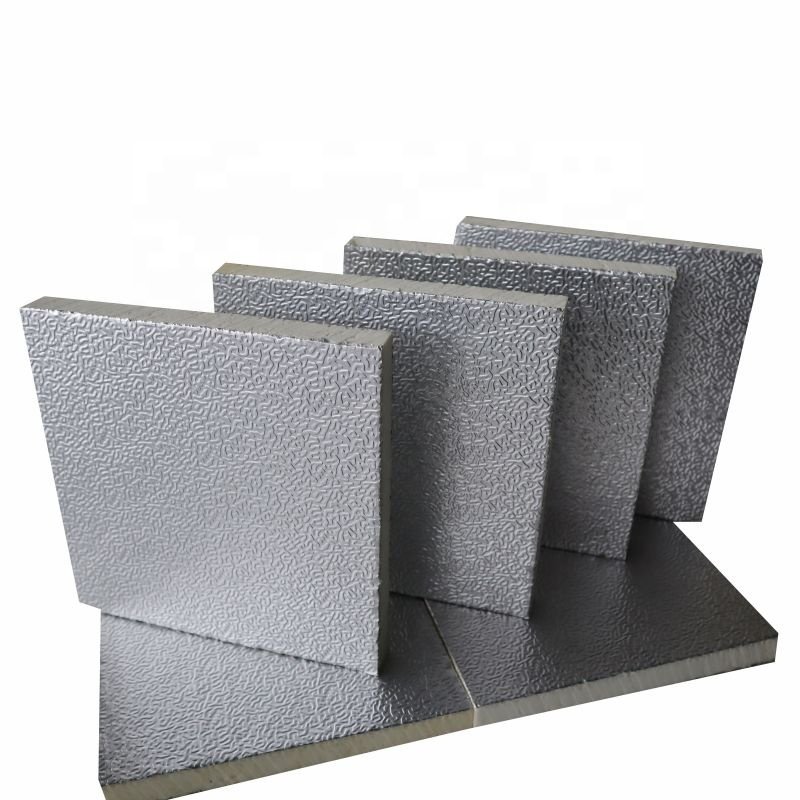Non-toxic and harmless Aluminum foil PIR/PU insulation panel pre-insulated ducts composite board