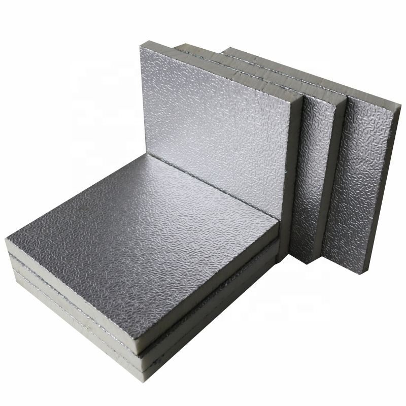 Non-toxic and harmless Aluminum foil PIR/PU insulation panel pre-insulated ducts composite board