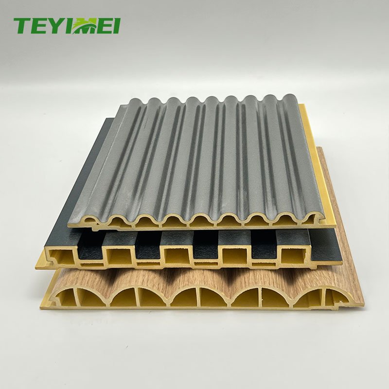 TEYIMEI Manufacturer Waterproof Interior Decoration Wall Cladding Board 3d Pvc WPC Eco-friendly Wall Panel