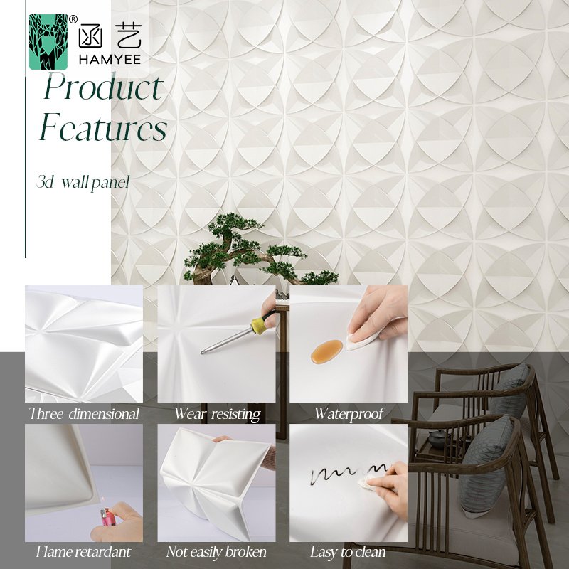 Wholesale price waterproof 3d pvc white other boards wall panels for walls decorative