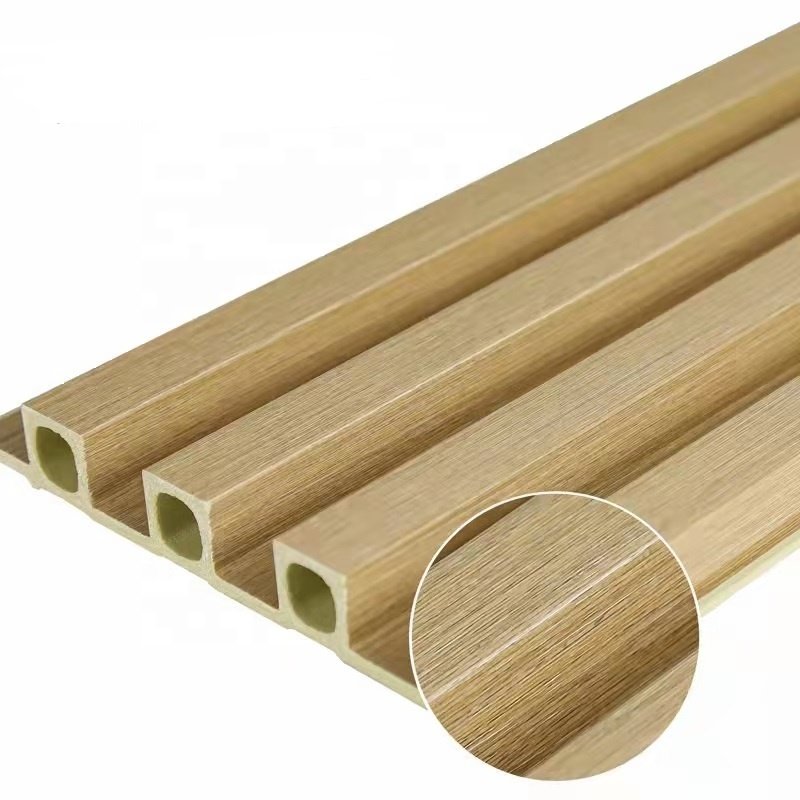 decorative wall design 3d wpc slatwall panel Sheet decoration slat wall panels board