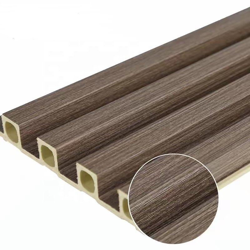 decorative wall design 3d wpc slatwall panel Sheet decoration slat wall panels board