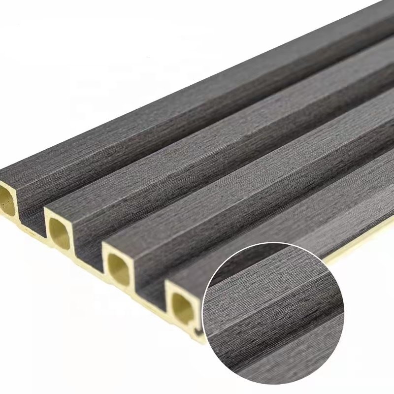 decorative wall design 3d wpc slatwall panel Sheet decoration slat wall panels board