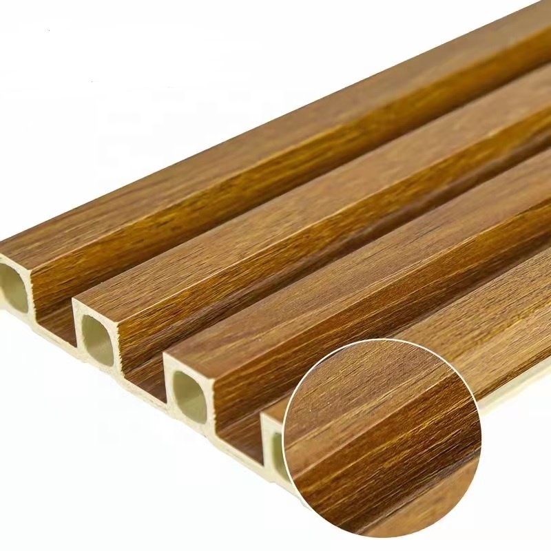 decorative wall design 3d wpc slatwall panel Sheet decoration slat wall panels board