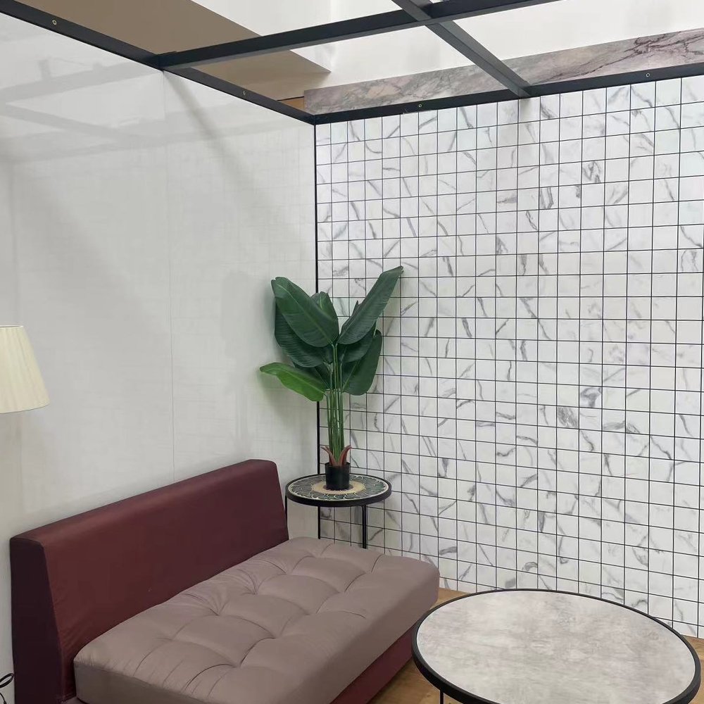 Modern Style Marble Sheet Board Interior Decorative Alternatives Moisture-Proof Waterproof Household Commercial Use Graphic