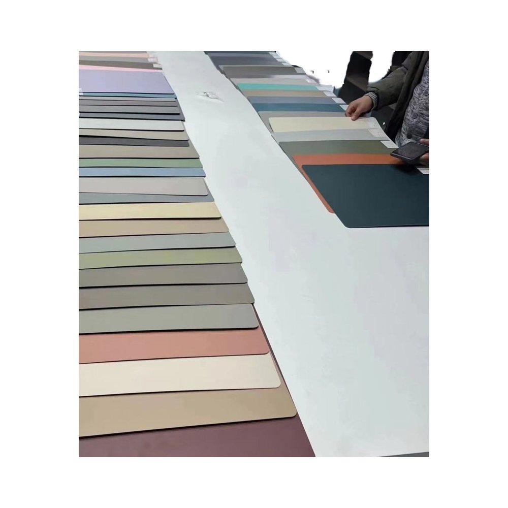 Hanna anti-fingerprint wear-resistant indoor furniture board Moisture-proof PET laminated particle board ENF18mm 4*9
