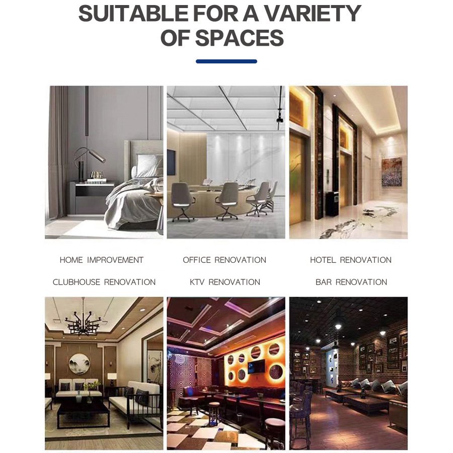Wear resistant, anti-aging and non corrosive wood facing wallboard