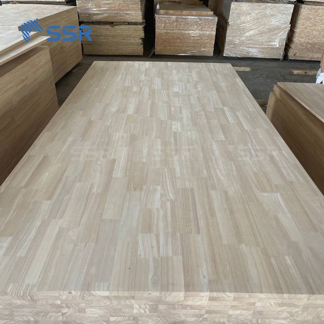 SSR VINA - Rubber Wood Finger Joint Board - rubberwood heavea finger joint panel for living room furniture/bedroom furniture