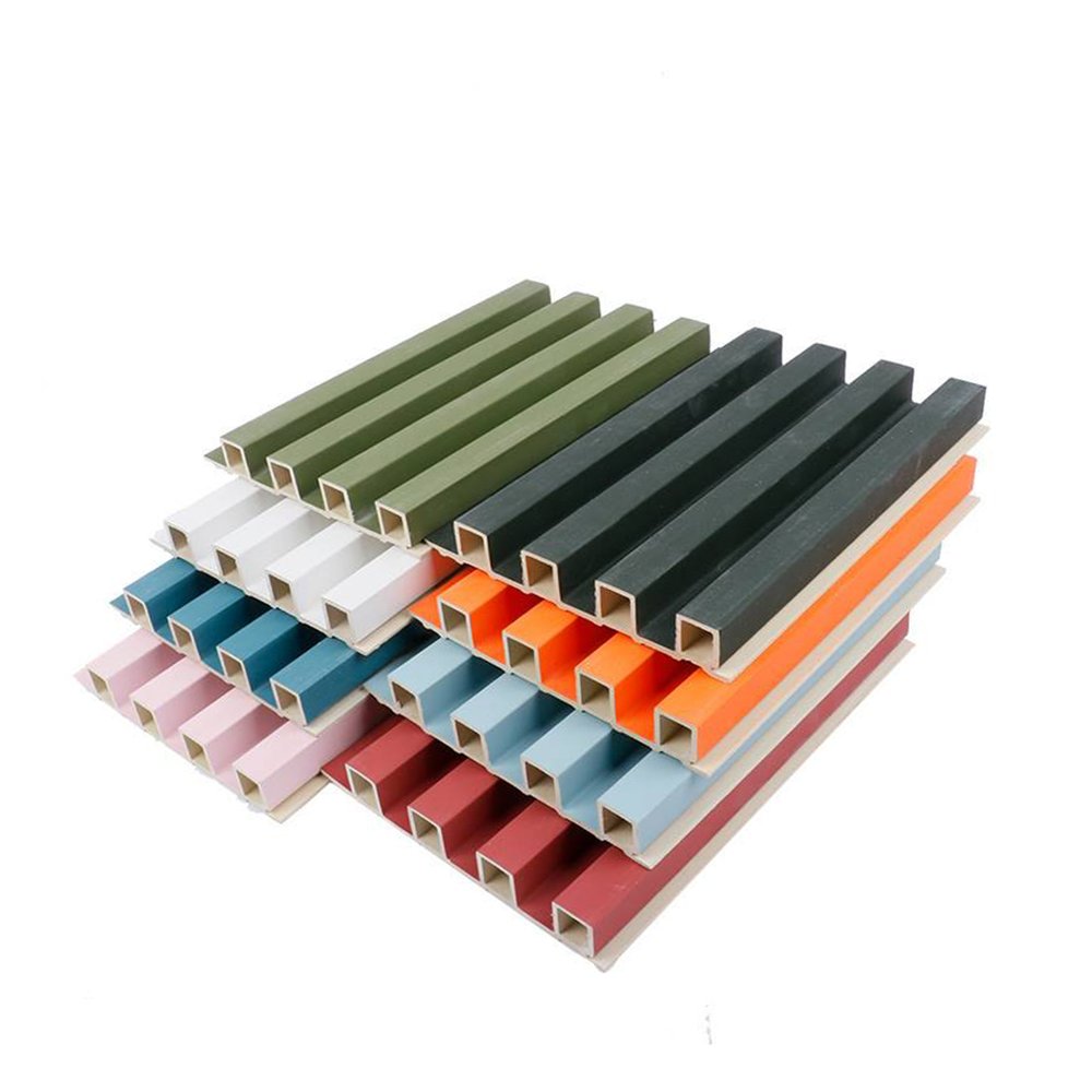 Home Interior Background Walls Fluted 3D Wpc Wall Boards Seamless Decor Pvc Wall Panel