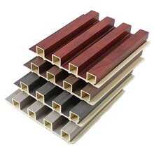 wpc wood Interior decoration fluted great wall panels wood alternative wpc wall panel with new price and designs