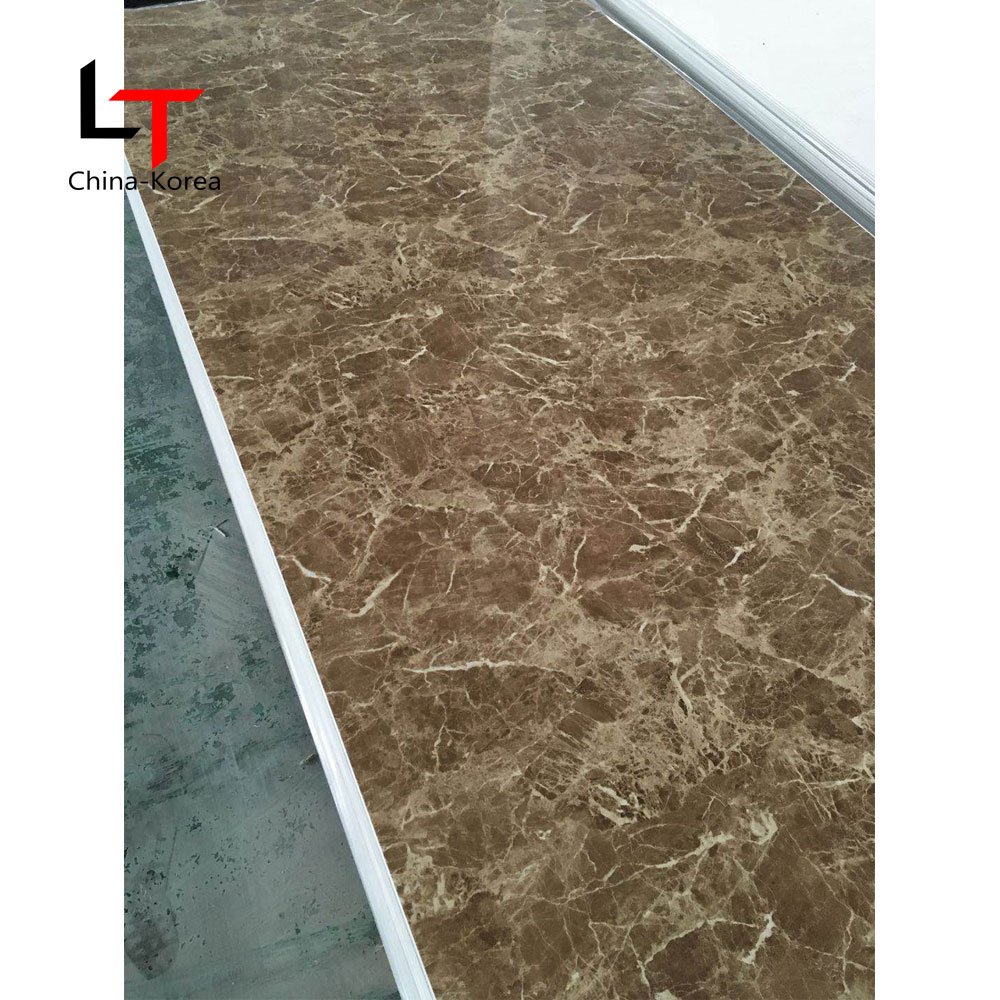 LT Cheap Price 3D UV Wall Panel Waterproof PVC Wall Decor Faux Replacement Wall Board For Living Room