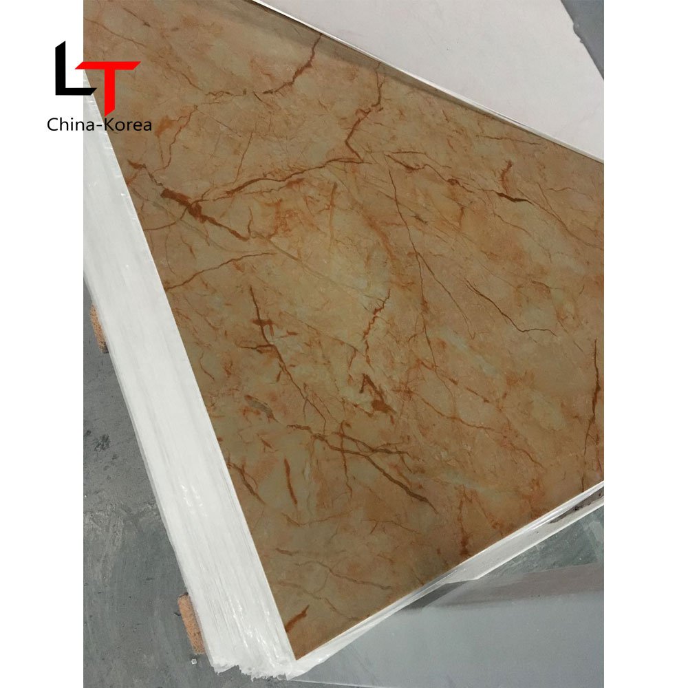 LT Cheap Price 3D UV Wall Panel Waterproof PVC Wall Decor Faux Replacement Wall Board For Living Room
