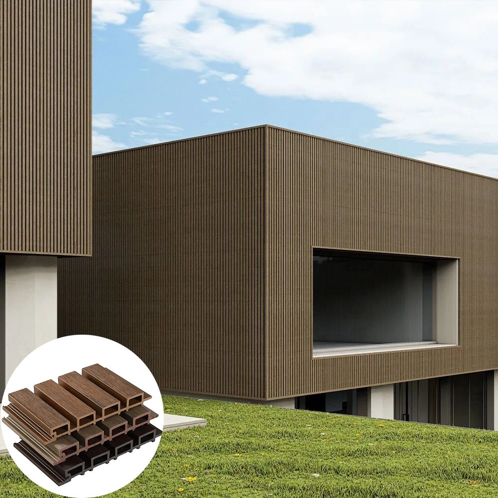 Wpc Wood Plastic Composite Exterior Wall Cladding Outdoor Wpc Wood Siding Building Materials Other Boards Wood Siding Panels