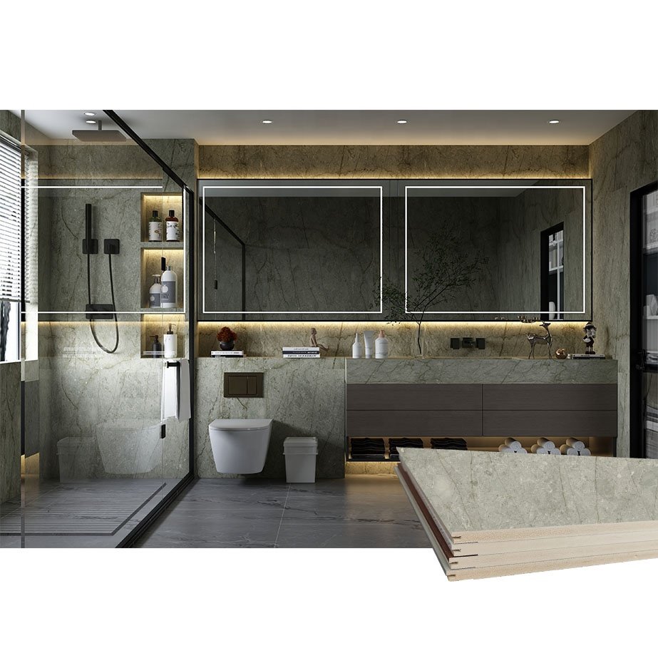 Marble Texture Material PVC Wall Board WPC Wall Panels For Bathroom Shower