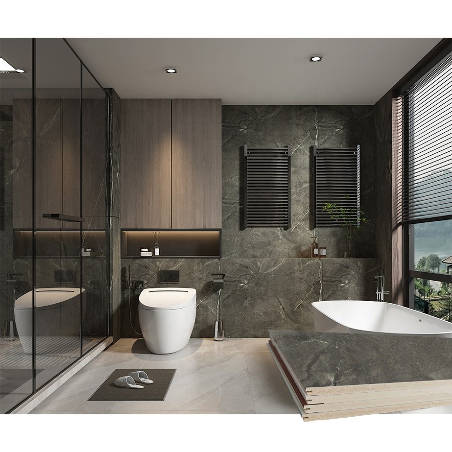 Marble Texture Material PVC Wall Board WPC Wall Panels For Bathroom Shower