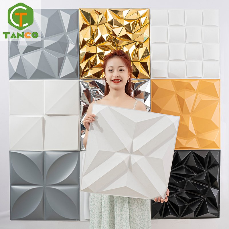Wholesale price waterproof 3d pvc white other boards wall panels for walls decorative