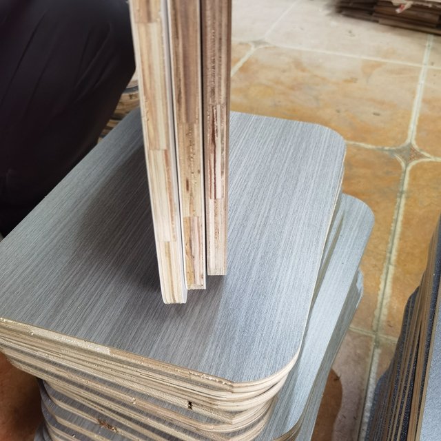 ecological board 4*8 ft 18mm plywood Melamine no paint wood board for furniture / construction wall / packing