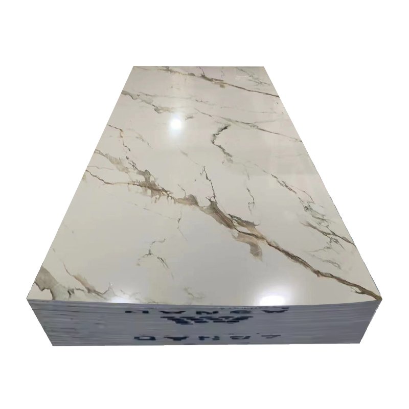 Modern UV Marble Wall Panels Moisture-Proof PVC Wall Board Hot Sale for Apartment Wall Decoration Latest Design