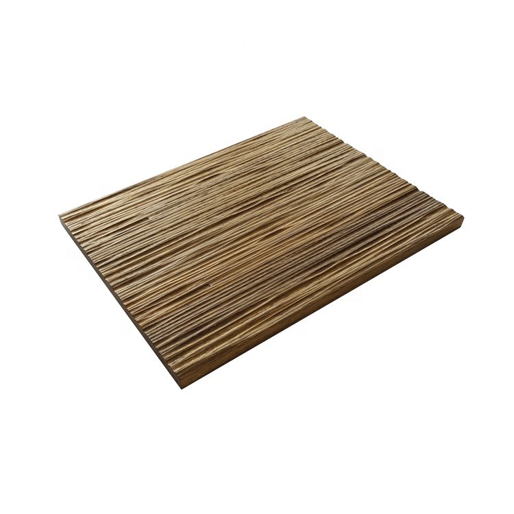 Natural Brown Oak Wood Planks WPC Siding Panel Building Cladding Exterior Wall for Other Boards