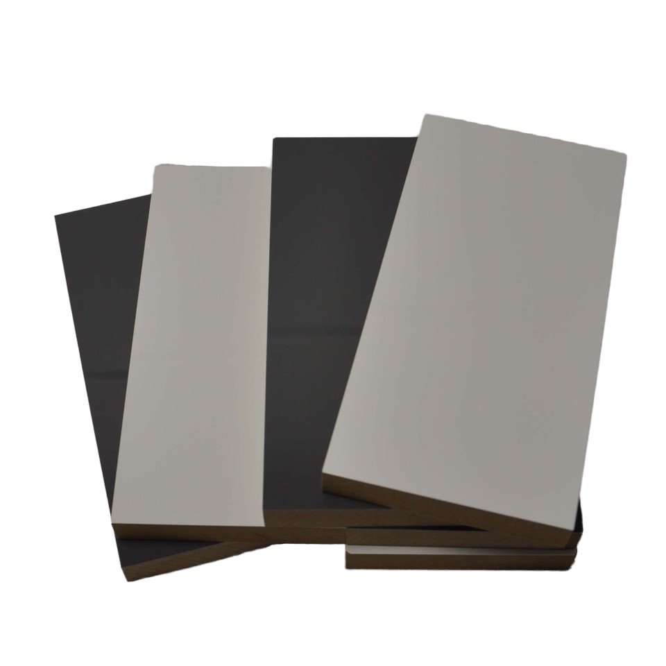 HANNA High Gloss PETG Laminated High density Directional particleboard (0SB) Moisture proof and waterproof furniture board