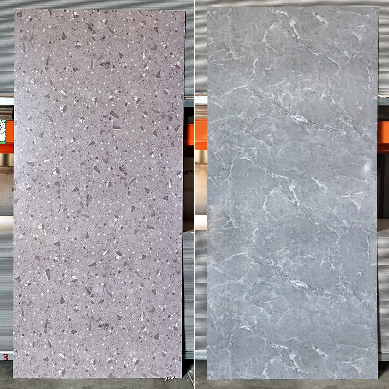 SPC Wall Panel PVC Marble Sheet Bathroom Waterproof Interior Decorative Cladding