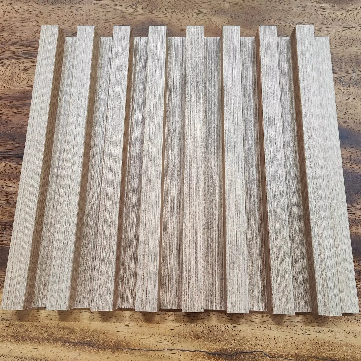 wpc wall panels China production 160*24*2900 grille wall board Other board 3d wpc fluted decorative interior wall panels