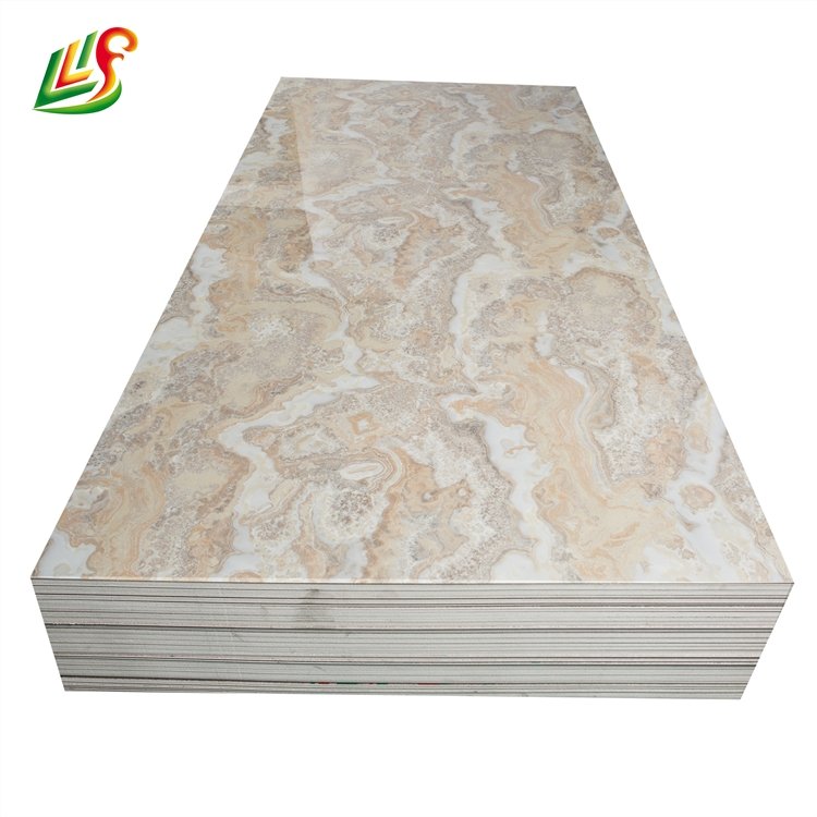 Customized supplier various type pvc marble sheet uv board