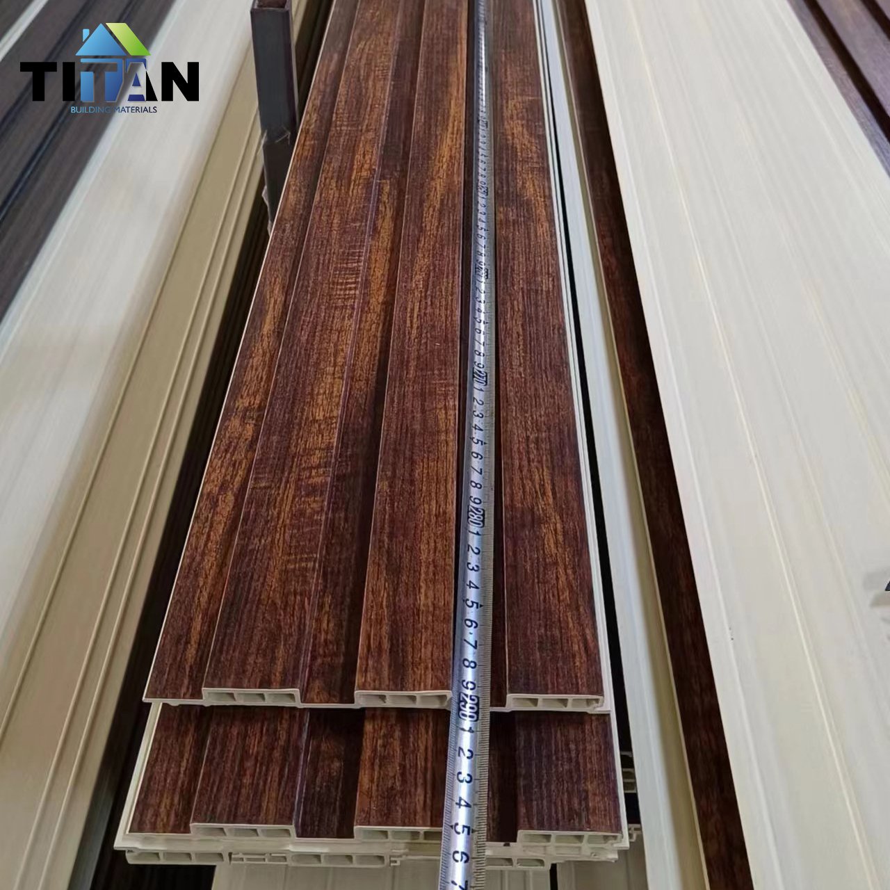 Interior Wall Panels and Other Boards Decorative Lambrin Wpc Pared De Pvc Fluted Wood Wall Panel Interior Decoration