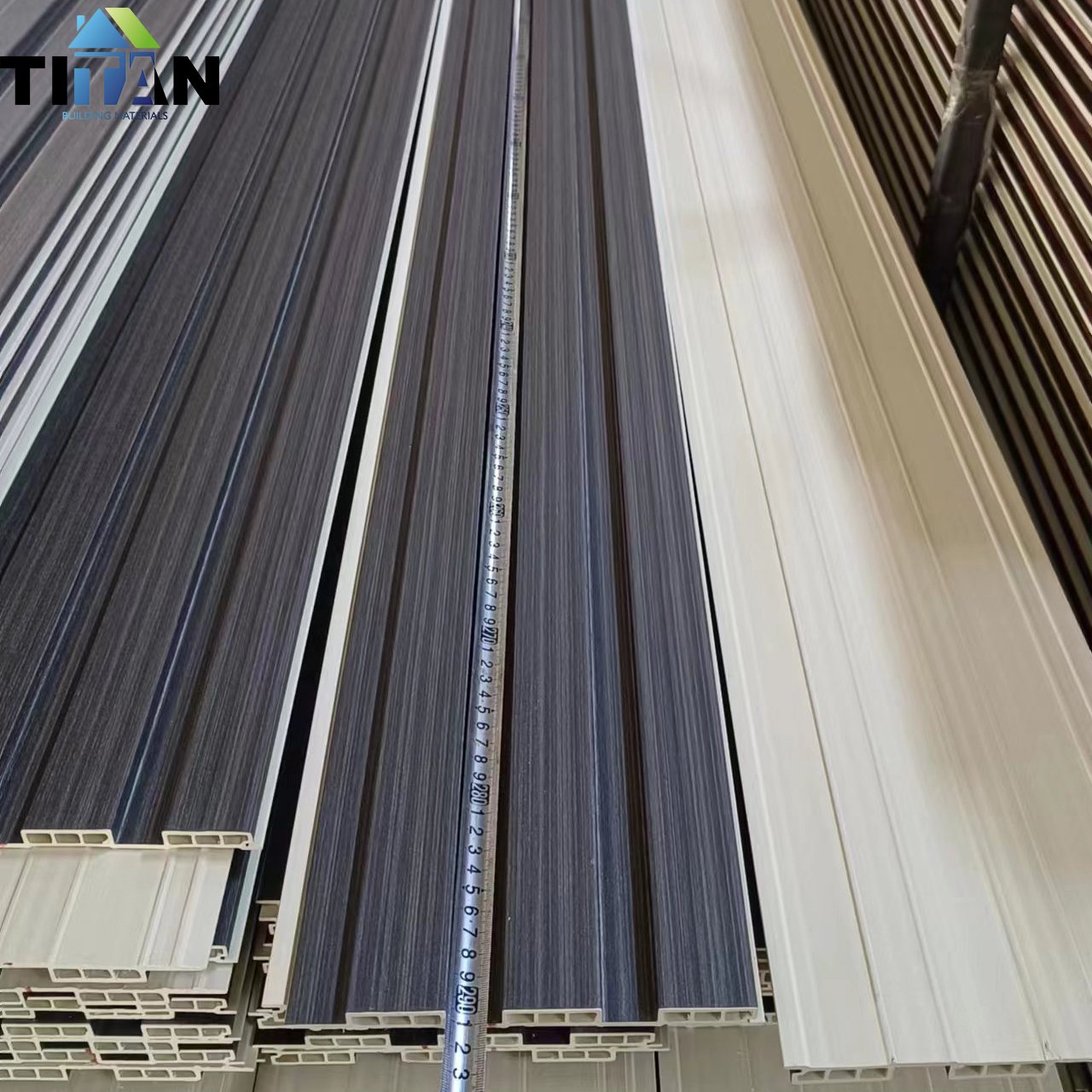 Interior Wall Panels and Other Boards Decorative Lambrin Wpc Pared De Pvc Fluted Wood Wall Panel Interior Decoration