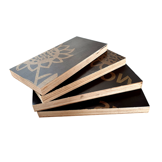 Waterproof 18mm Industrial Hardwood Birch Veneer Boards E1 E2 Decking with Film Faced Plywood Construction Formwork