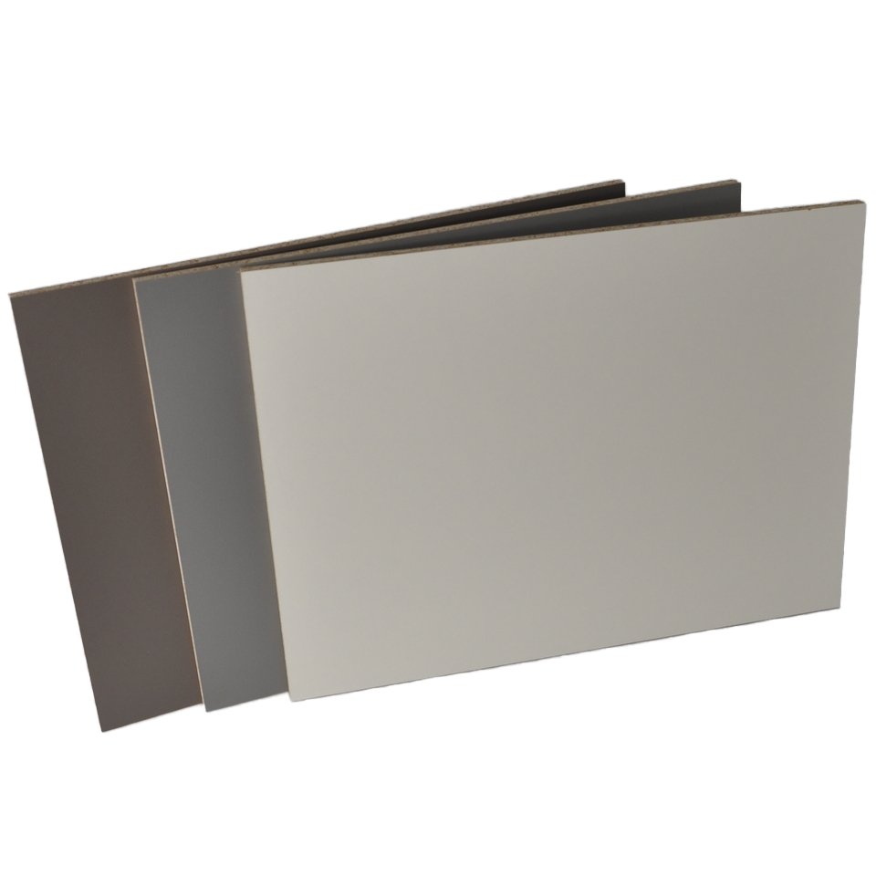 Moisture-Proof 18mm Melamine Boards for Kitchen Cabinets E1/E0 Glue Raw Plain MDF Board