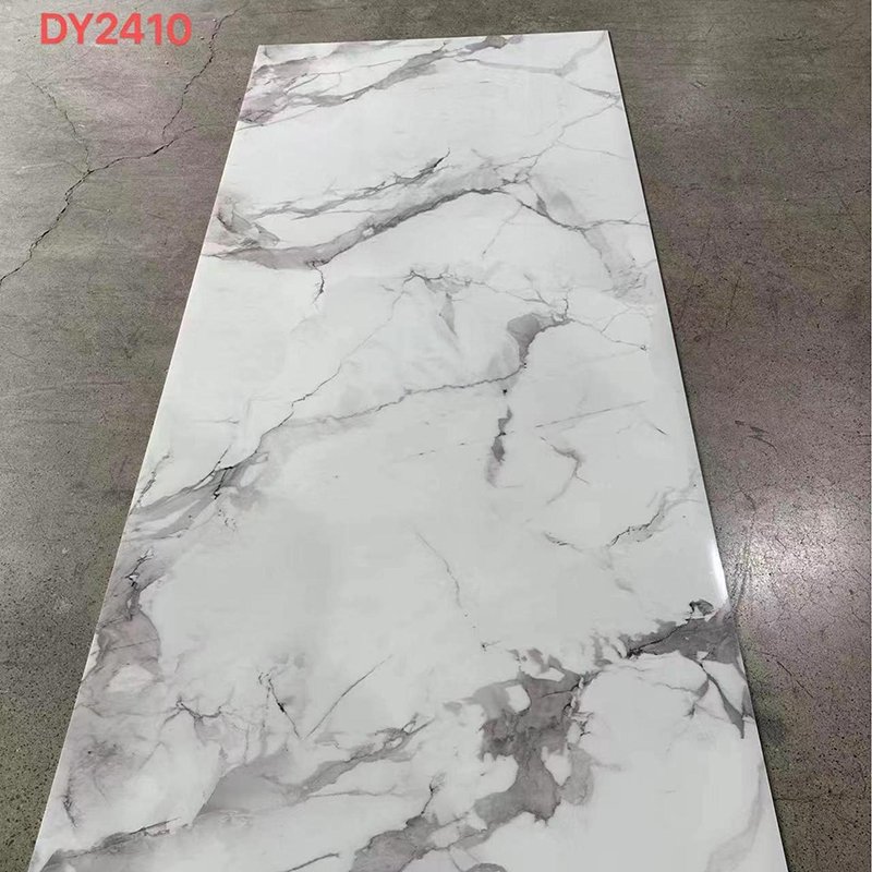 PVC marble wall panels Glossy matt classic golden color marble sheet & other panels for home decoration modern