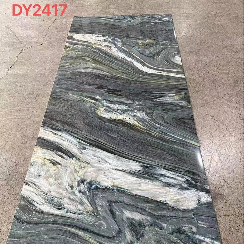 PVC marble wall panels Glossy matt classic golden color marble sheet & other panels for home decoration modern