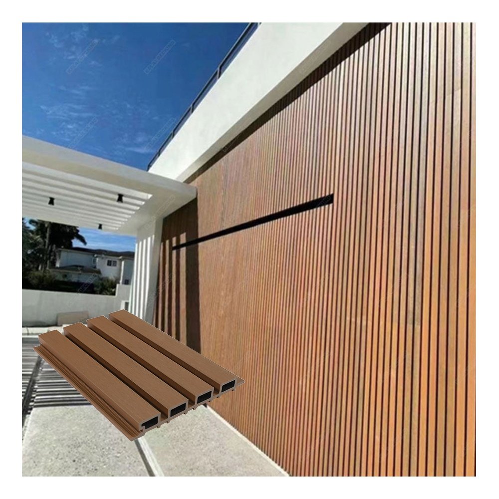 China Manufacturer Backyard board waterproof composite wood exterior wall cladding