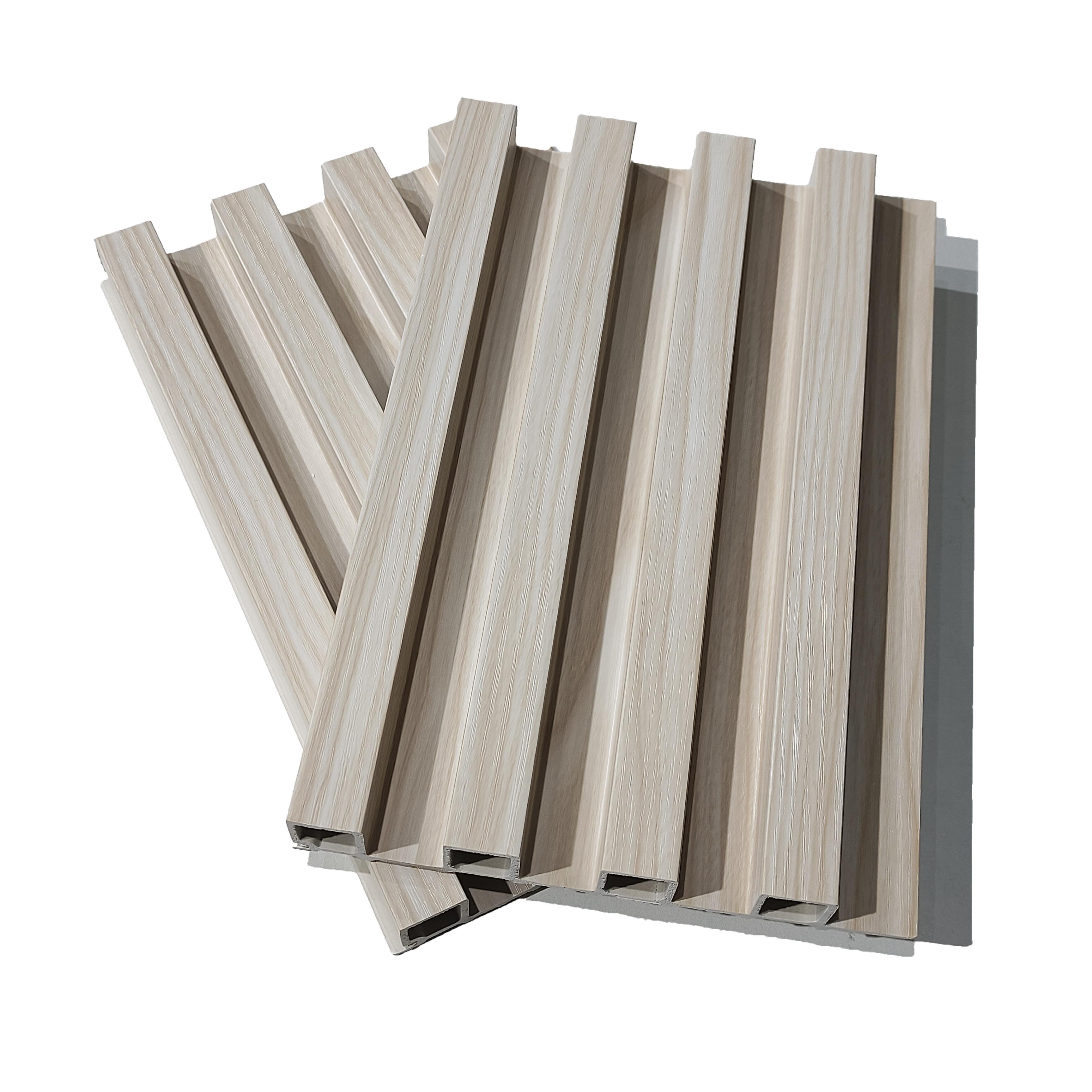 New Material Indoor Wall Decoration Fluted Wall Board WPC Interior Wall Panel