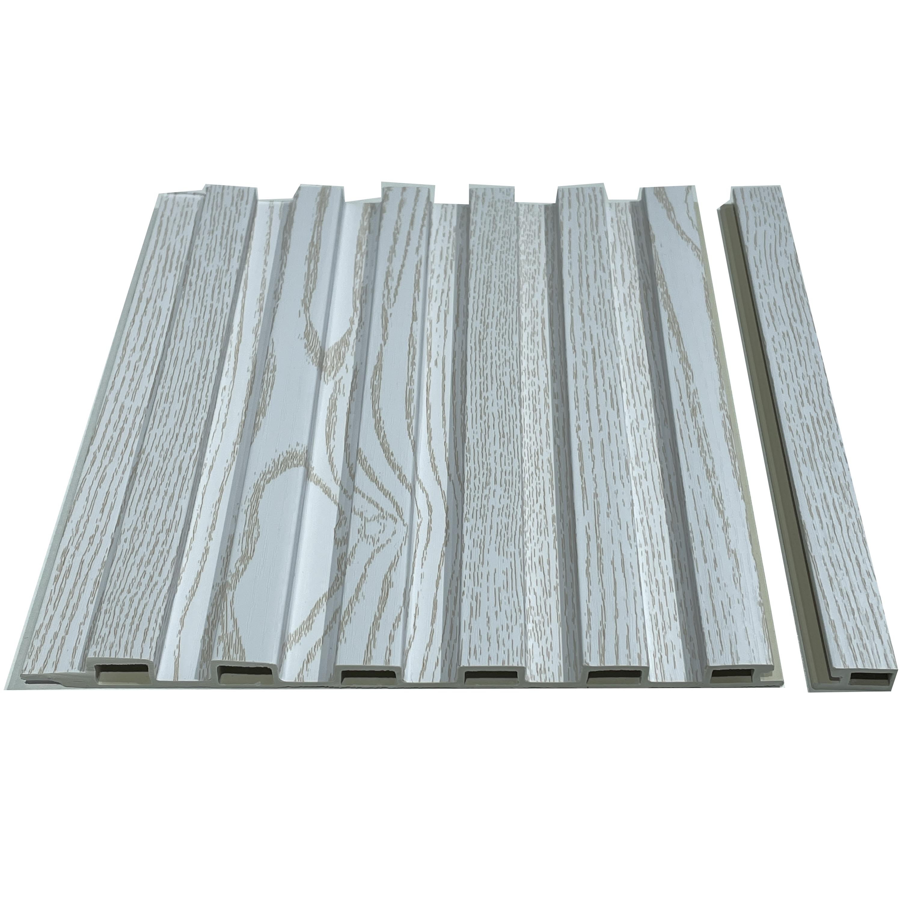 New Material Indoor Wall Decoration Fluted Wall Board WPC Interior Wall Panel