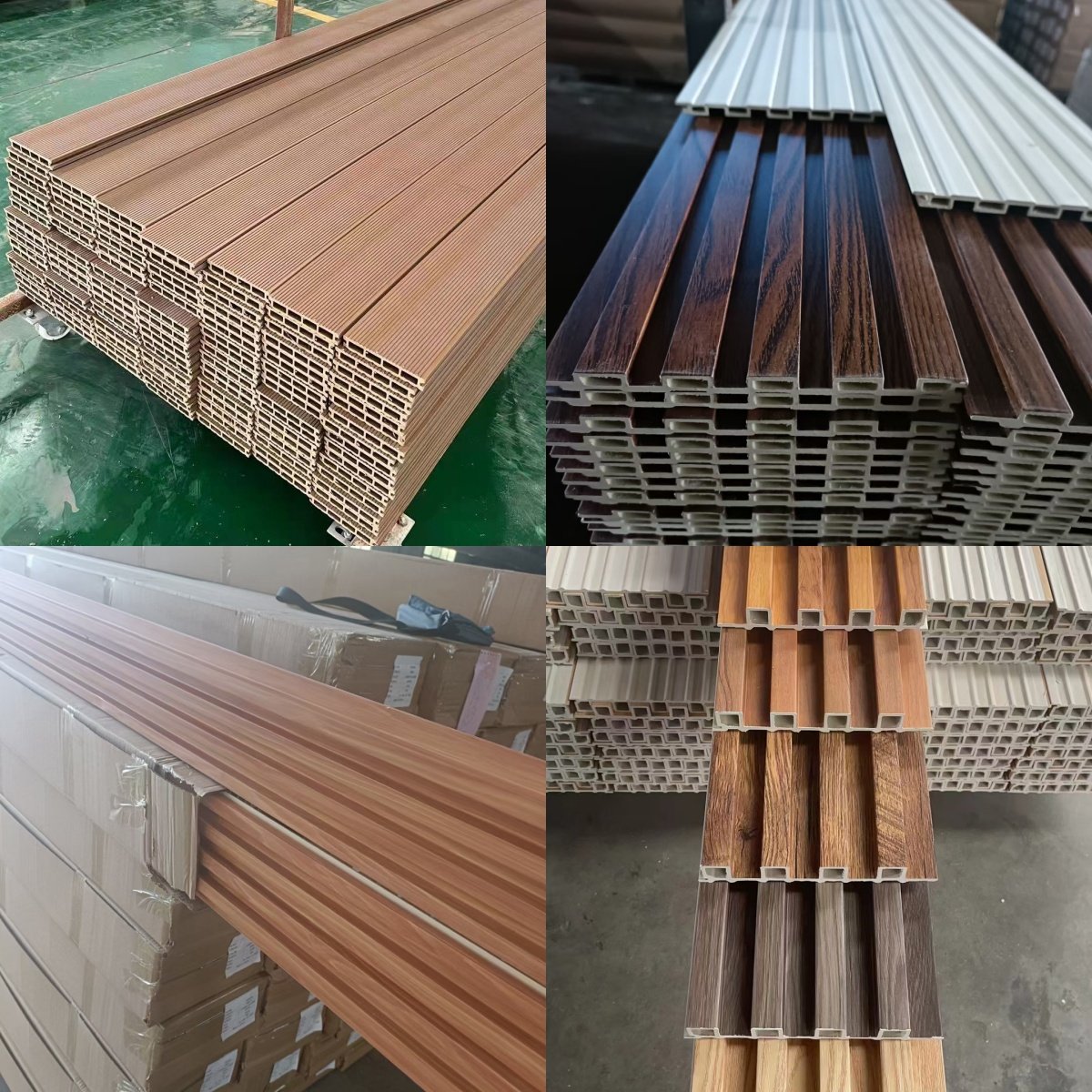 New Material Indoor Wall Decoration Fluted Wall Board WPC Interior Wall Panel