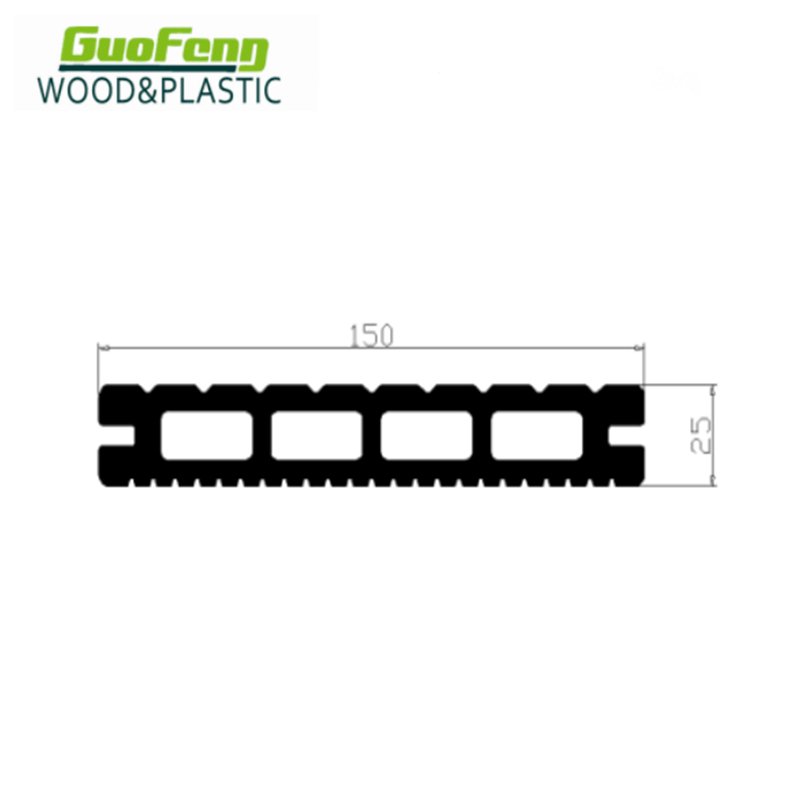 Terrace decking board/panel/plank wpc composite flooring