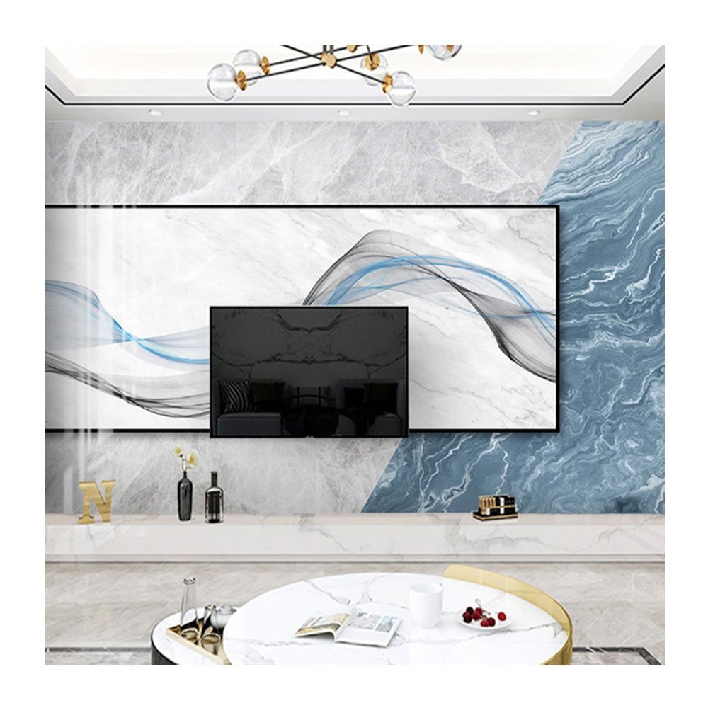 LT Cheap Price 3D UV Wall Panel Waterproof PVC Wall Decor Carbon Slate Wall Board For Home Decor 1220*2440 3mm 2mm
