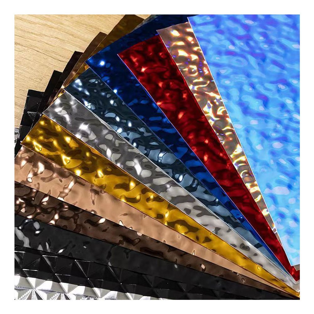 Longtime Wood veneer carbon crystal wall panel mirror decorative panel bamboo charcoal wood metal plate