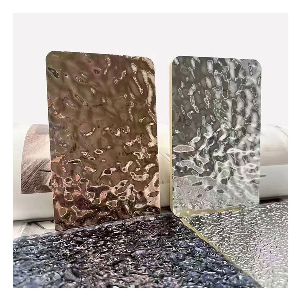 Longtime Wood veneer carbon crystal wall panel mirror decorative panel bamboo charcoal wood metal plate