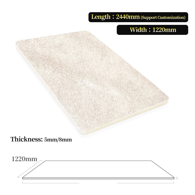 Bendable new environment-friendly Bamboo charcoal board Easy and quick installation PVC Wall Panel