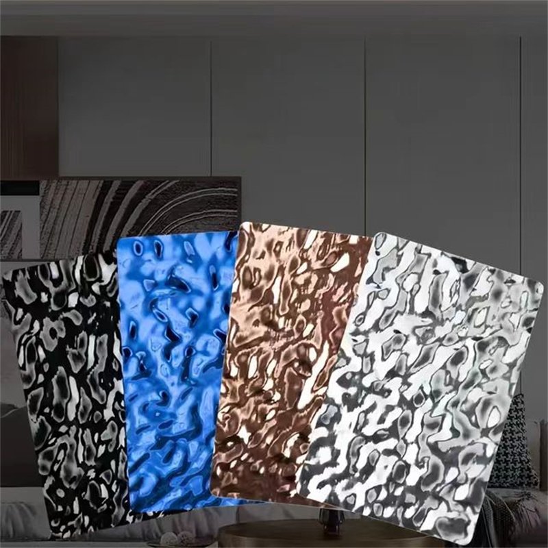 Moisture Resistant Bamboo Charcoal Fiber Wall Panel Water Ripple MDF Carbon Crystal Plate PVC Soundproof Decorative Plate