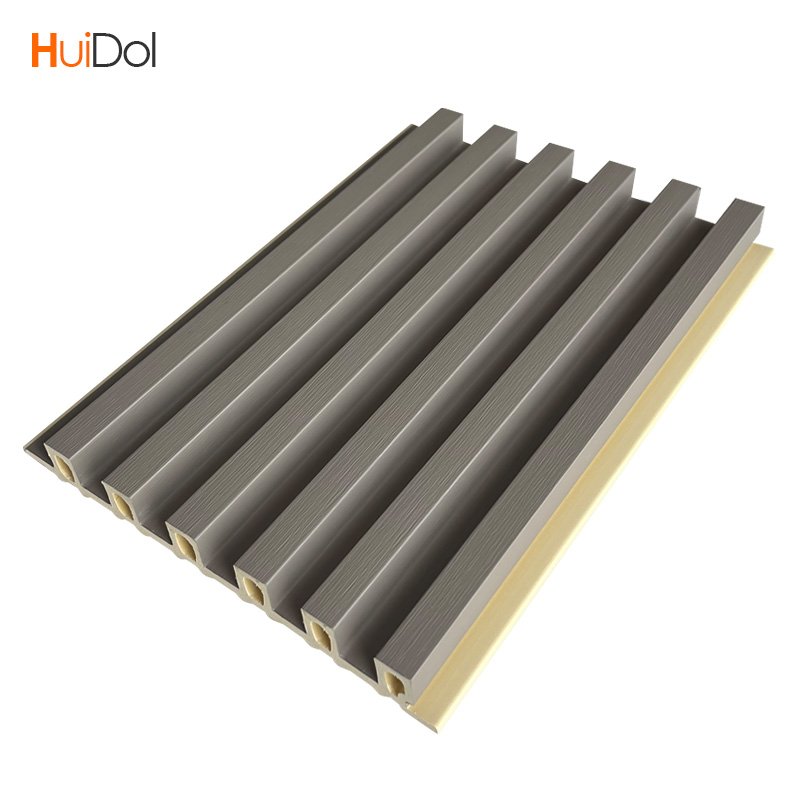 Fluted Interior Design 3D Wall Decor Siding Plank Sandwich Board Solid Slats Timber Wooden Cladding Products Plank Panel