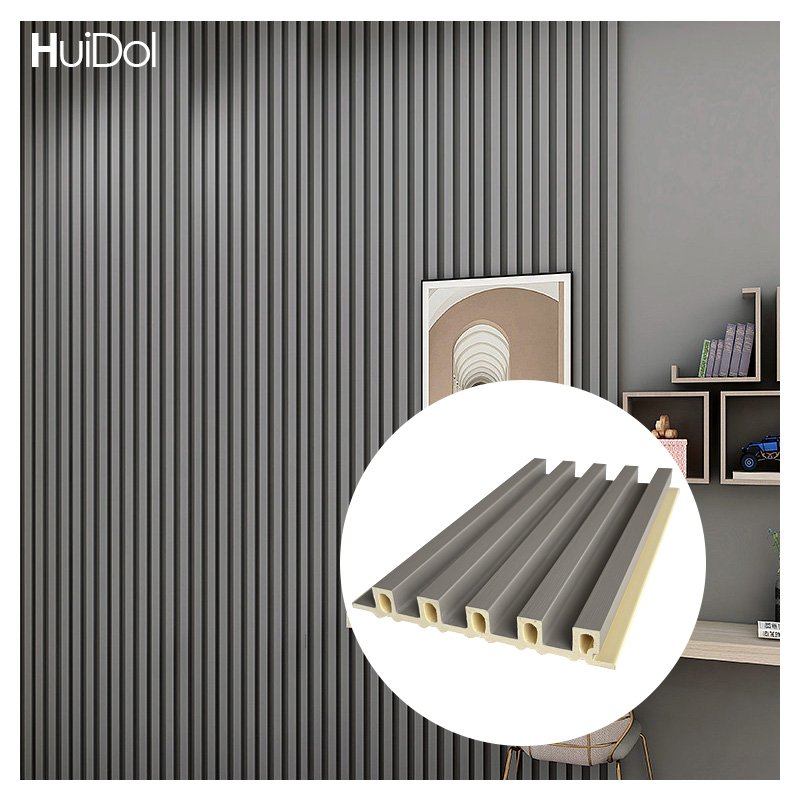 Fluted Interior Design 3D Wall Decor Siding Plank Sandwich Board Solid Slats Timber Wooden Cladding Products Plank Panel