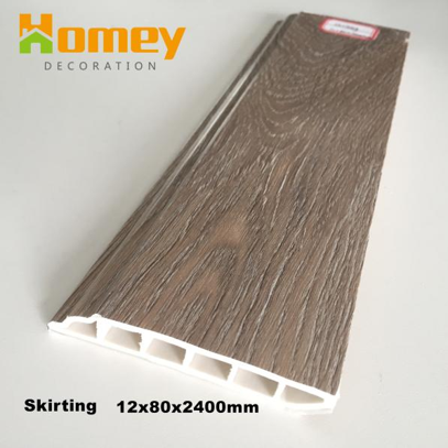 Customized Factory Direct Export PVC Material Vinyl Stair Board Skirting SPC Floor Accessories