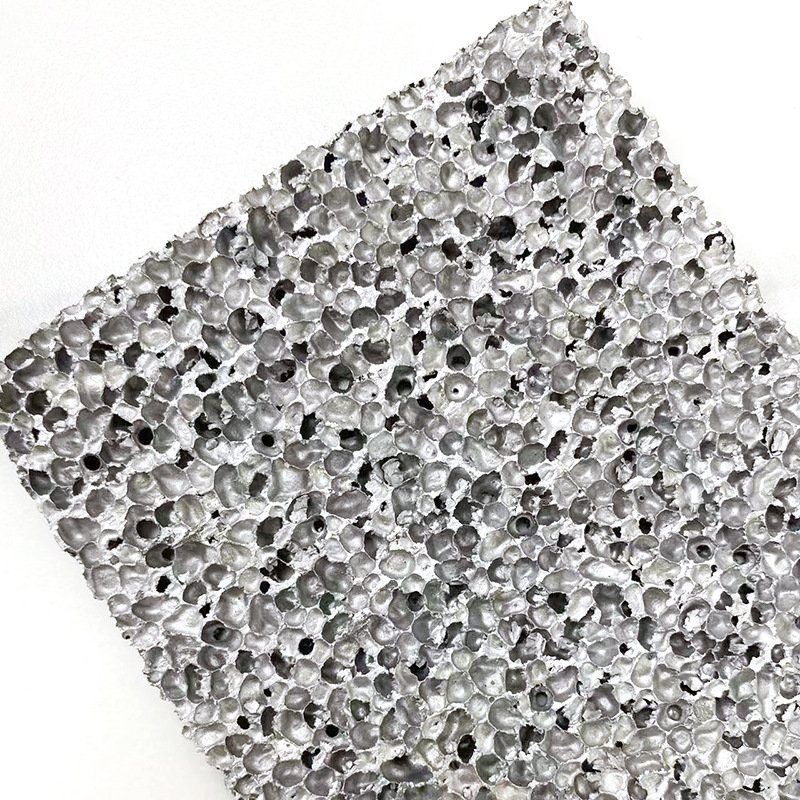 Sound insulation and shock absorption foam aluminum transparent board foam aluminum paint foam aluminum.
